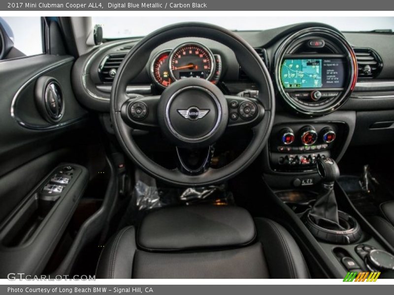 Digital Blue Metallic / Carbon Black 2017 Mini Clubman Cooper ALL4