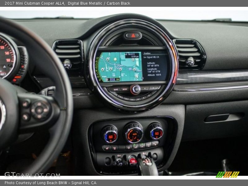 Digital Blue Metallic / Carbon Black 2017 Mini Clubman Cooper ALL4