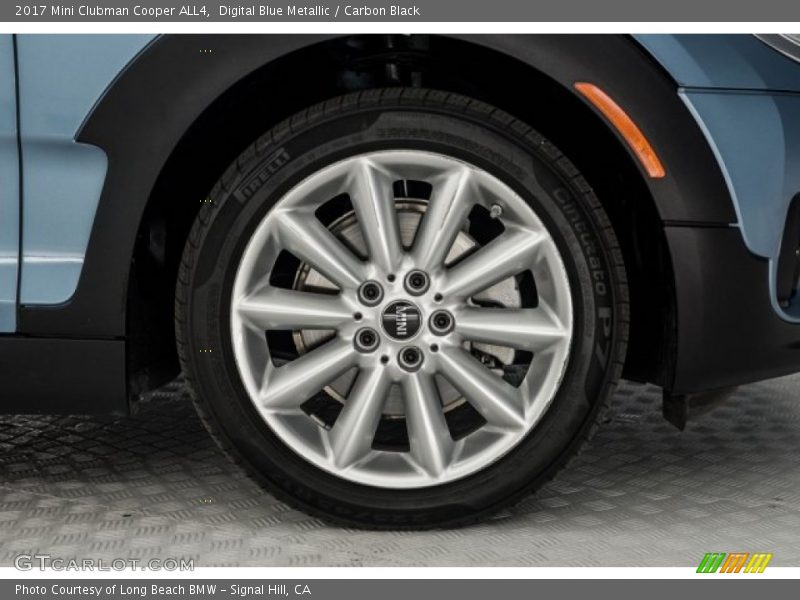 Digital Blue Metallic / Carbon Black 2017 Mini Clubman Cooper ALL4
