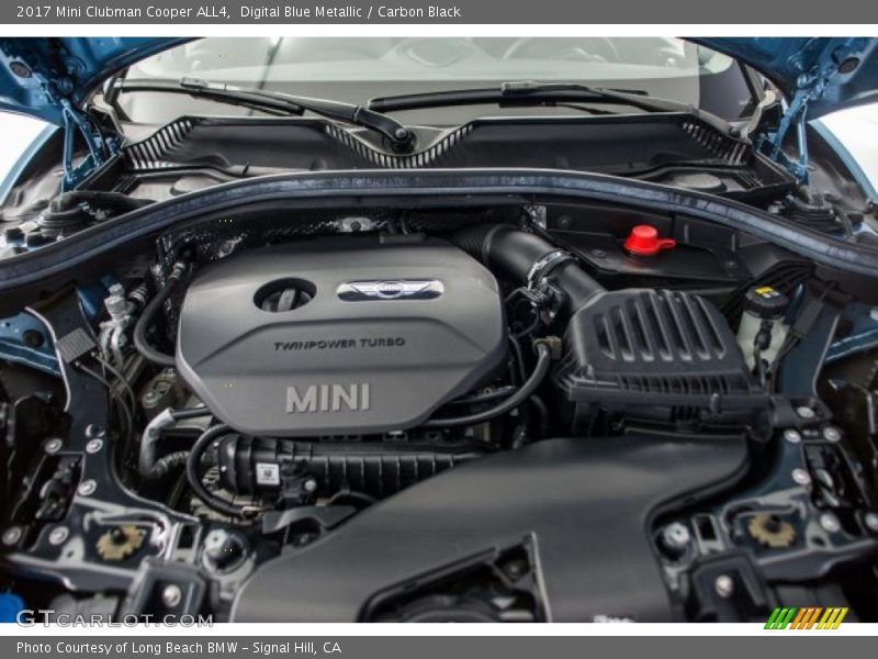 Digital Blue Metallic / Carbon Black 2017 Mini Clubman Cooper ALL4