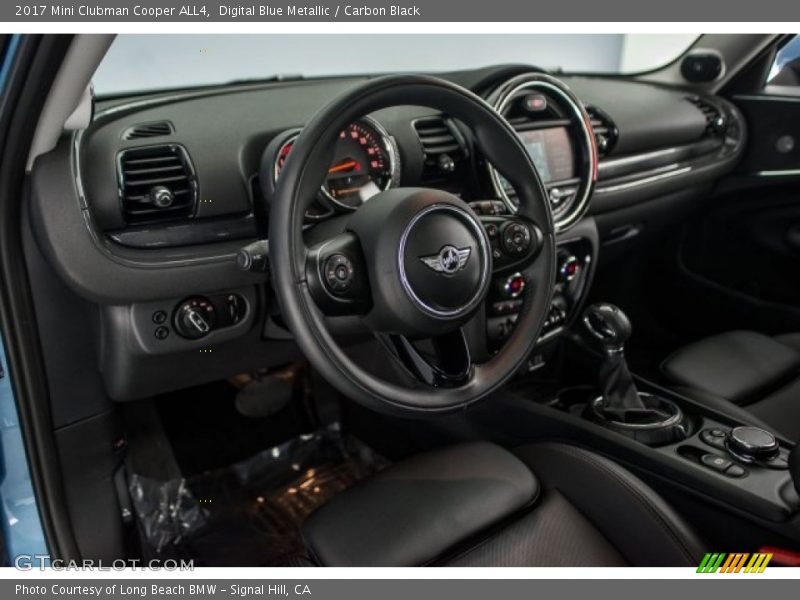 Digital Blue Metallic / Carbon Black 2017 Mini Clubman Cooper ALL4