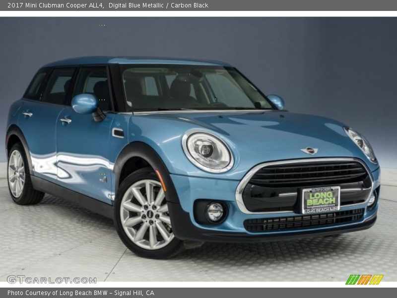 Digital Blue Metallic / Carbon Black 2017 Mini Clubman Cooper ALL4