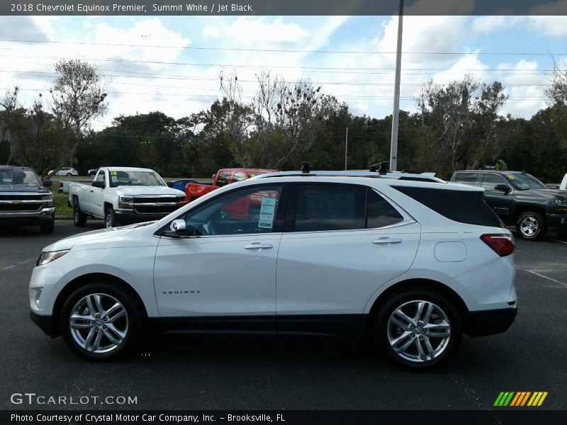 Summit White / Jet Black 2018 Chevrolet Equinox Premier