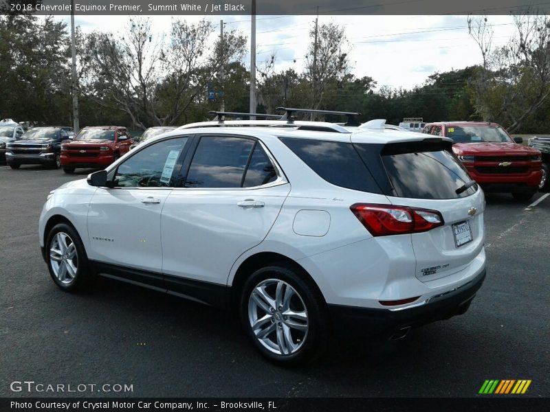 Summit White / Jet Black 2018 Chevrolet Equinox Premier