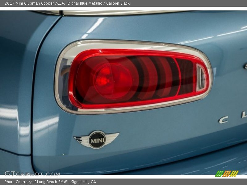 Digital Blue Metallic / Carbon Black 2017 Mini Clubman Cooper ALL4