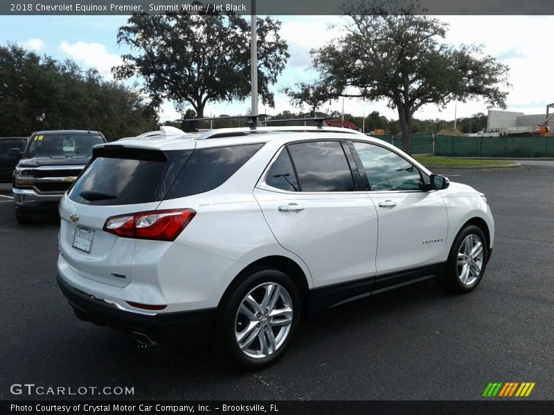 Summit White / Jet Black 2018 Chevrolet Equinox Premier