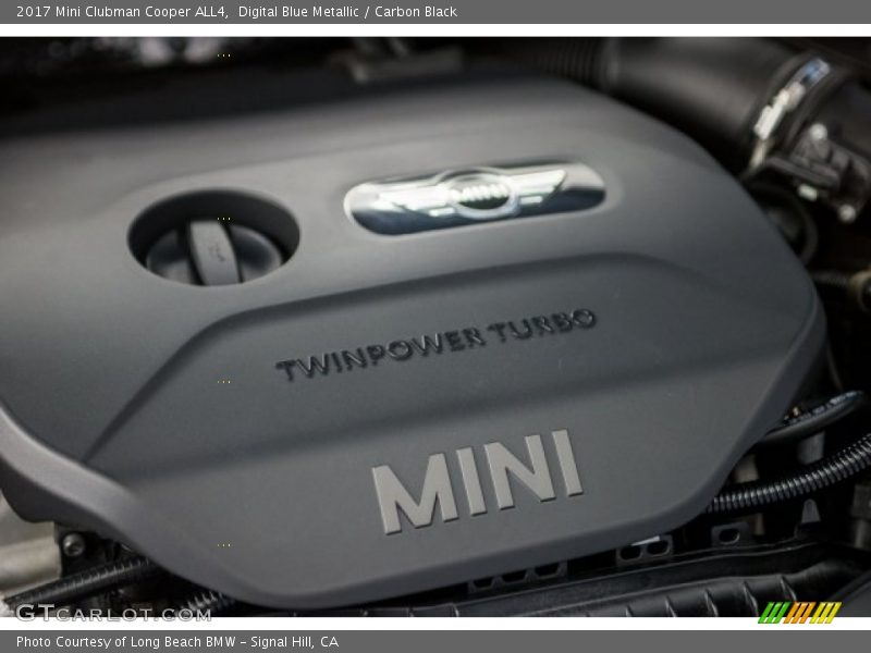 Digital Blue Metallic / Carbon Black 2017 Mini Clubman Cooper ALL4