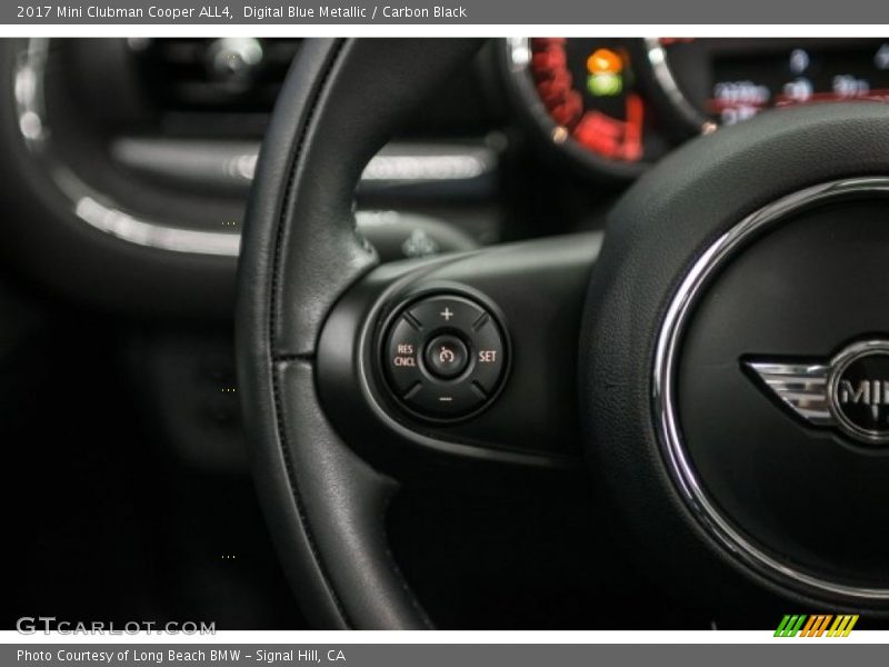 Digital Blue Metallic / Carbon Black 2017 Mini Clubman Cooper ALL4