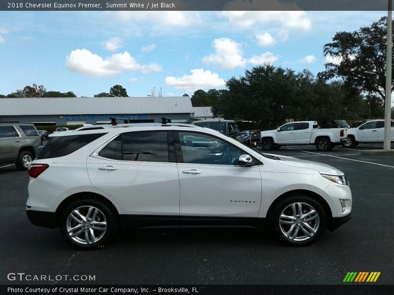 Summit White / Jet Black 2018 Chevrolet Equinox Premier