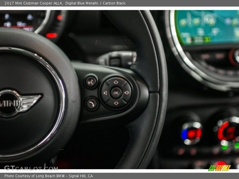 Digital Blue Metallic / Carbon Black 2017 Mini Clubman Cooper ALL4