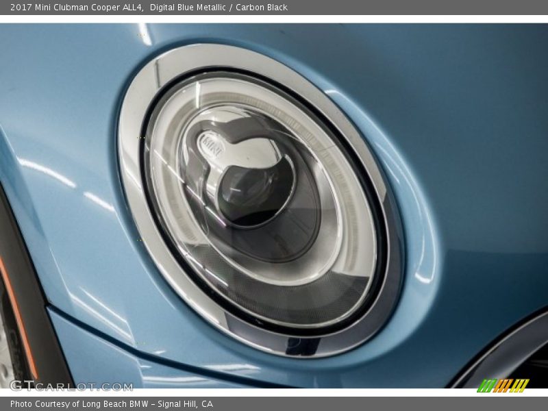 Digital Blue Metallic / Carbon Black 2017 Mini Clubman Cooper ALL4