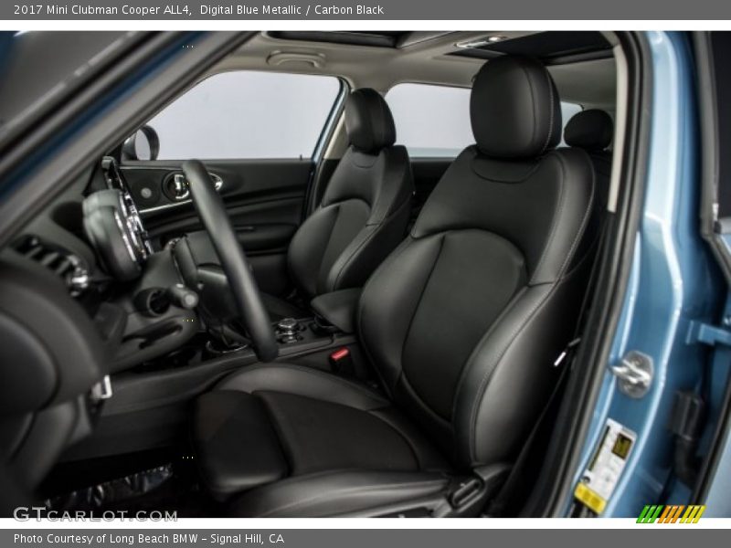 Digital Blue Metallic / Carbon Black 2017 Mini Clubman Cooper ALL4