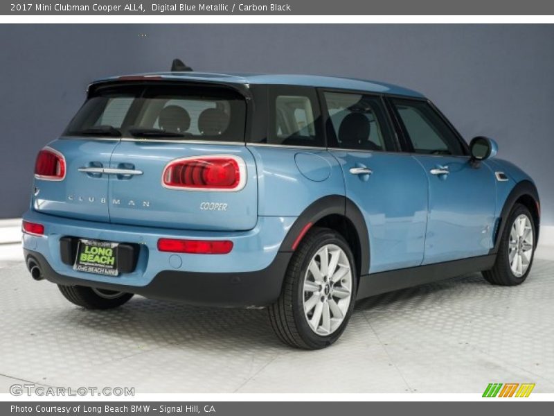 Digital Blue Metallic / Carbon Black 2017 Mini Clubman Cooper ALL4