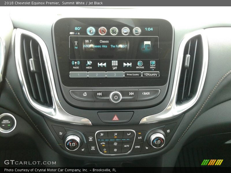 Summit White / Jet Black 2018 Chevrolet Equinox Premier