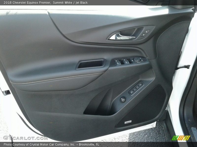 Summit White / Jet Black 2018 Chevrolet Equinox Premier