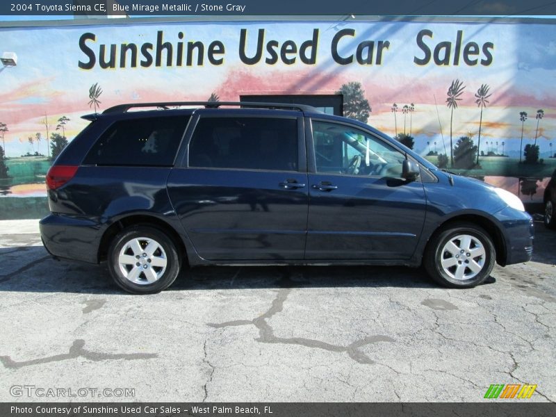 Blue Mirage Metallic / Stone Gray 2004 Toyota Sienna CE