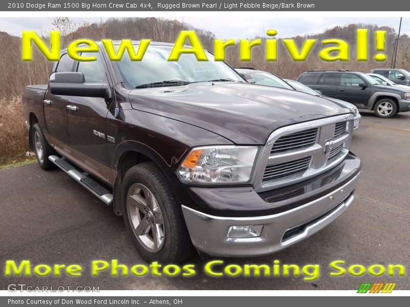 Rugged Brown Pearl / Light Pebble Beige/Bark Brown 2010 Dodge Ram 1500 Big Horn Crew Cab 4x4