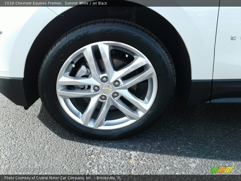 Summit White / Jet Black 2018 Chevrolet Equinox Premier
