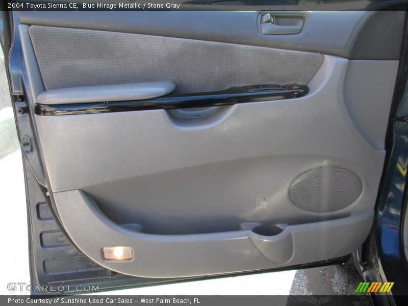 Blue Mirage Metallic / Stone Gray 2004 Toyota Sienna CE