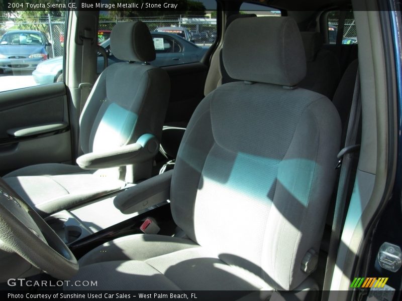 Blue Mirage Metallic / Stone Gray 2004 Toyota Sienna CE