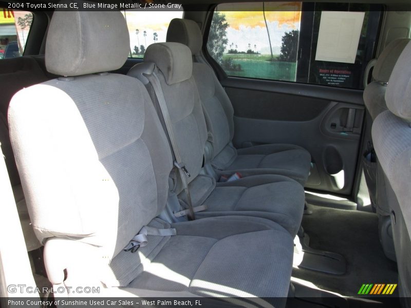 Blue Mirage Metallic / Stone Gray 2004 Toyota Sienna CE