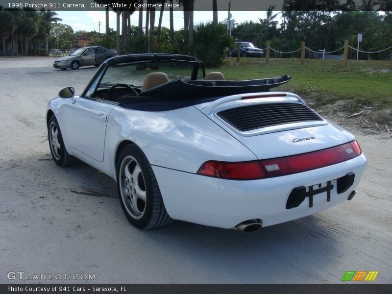 Glacier White / Cashmere Beige 1996 Porsche 911 Carrera