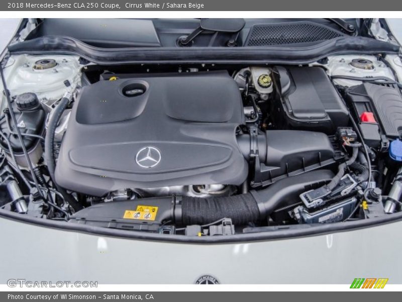 Cirrus White / Sahara Beige 2018 Mercedes-Benz CLA 250 Coupe