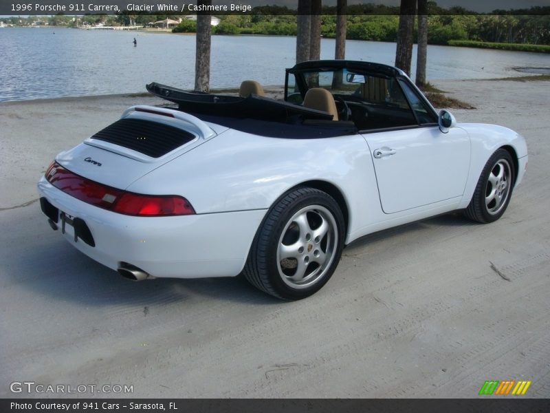 Glacier White / Cashmere Beige 1996 Porsche 911 Carrera