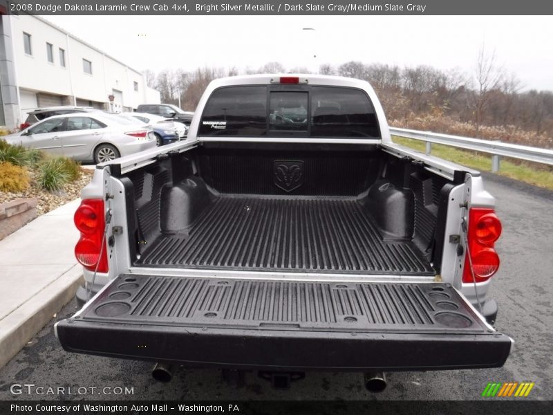 Bright Silver Metallic / Dark Slate Gray/Medium Slate Gray 2008 Dodge Dakota Laramie Crew Cab 4x4