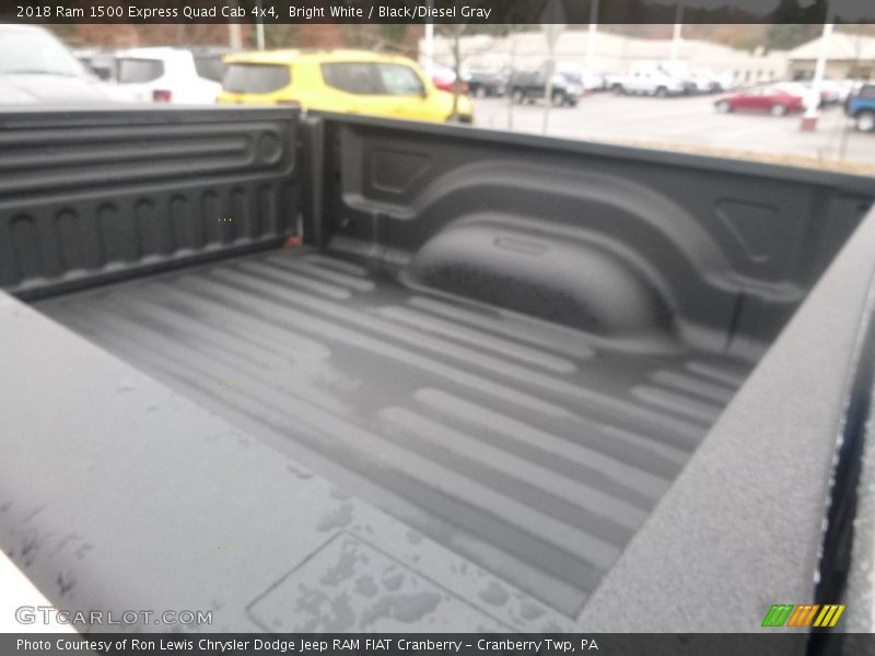 Bright White / Black/Diesel Gray 2018 Ram 1500 Express Quad Cab 4x4