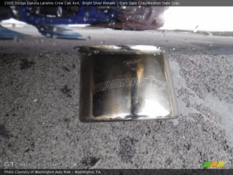 Bright Silver Metallic / Dark Slate Gray/Medium Slate Gray 2008 Dodge Dakota Laramie Crew Cab 4x4