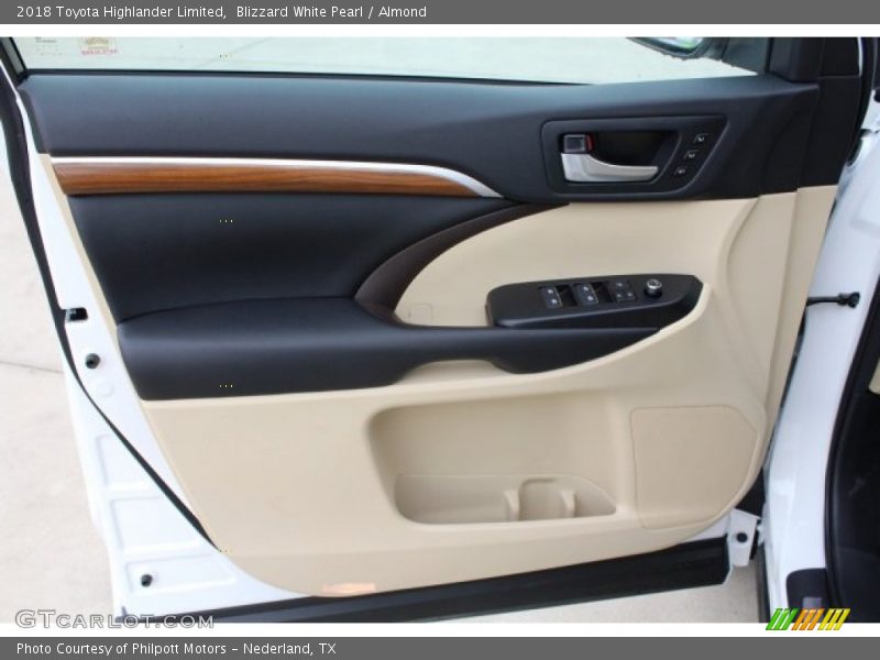Blizzard White Pearl / Almond 2018 Toyota Highlander Limited