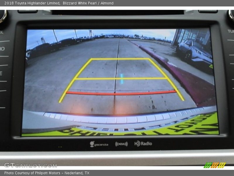 Blizzard White Pearl / Almond 2018 Toyota Highlander Limited