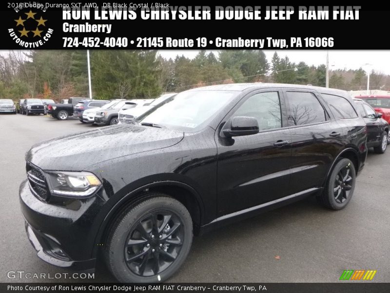 DB Black Crystal / Black 2018 Dodge Durango SXT AWD
