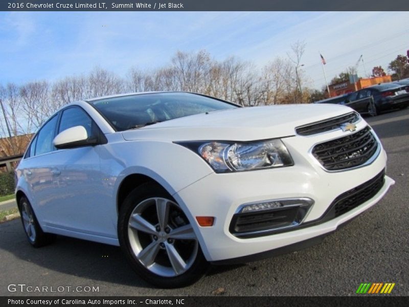 Summit White / Jet Black 2016 Chevrolet Cruze Limited LT