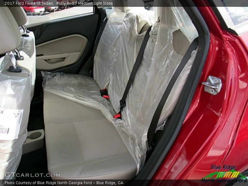 Ruby Red / Medium Light Stone 2017 Ford Fiesta SE Sedan