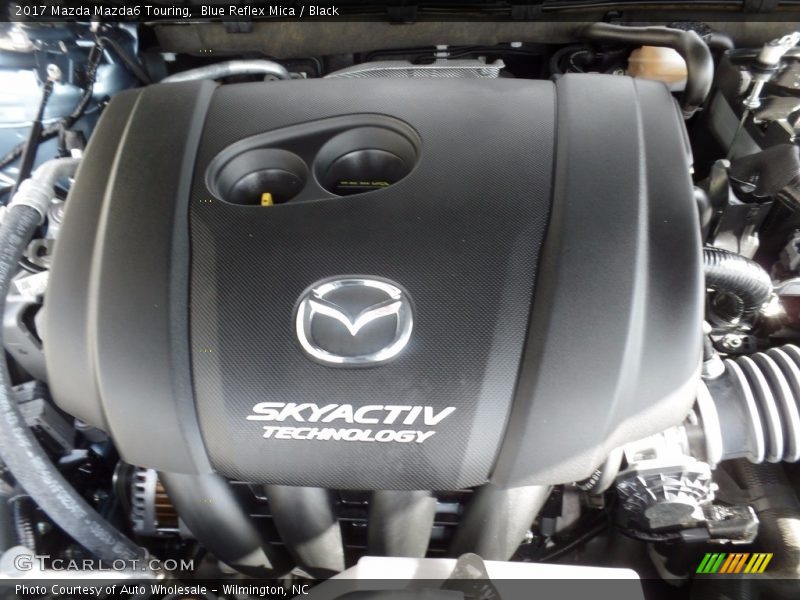 Blue Reflex Mica / Black 2017 Mazda Mazda6 Touring