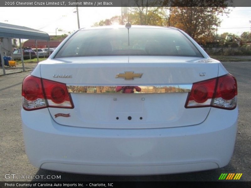 Summit White / Jet Black 2016 Chevrolet Cruze Limited LT