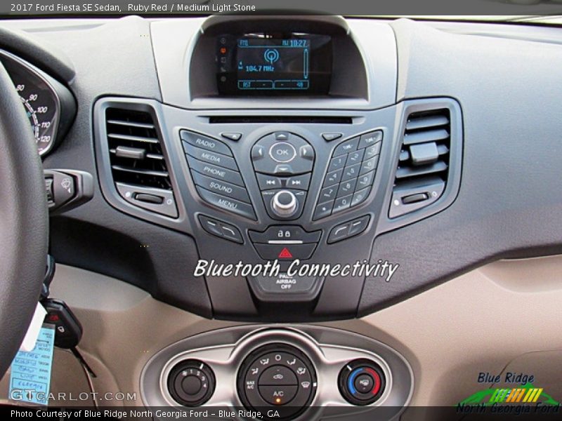 Ruby Red / Medium Light Stone 2017 Ford Fiesta SE Sedan