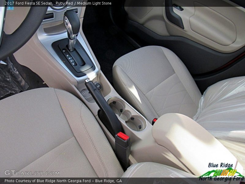 Ruby Red / Medium Light Stone 2017 Ford Fiesta SE Sedan