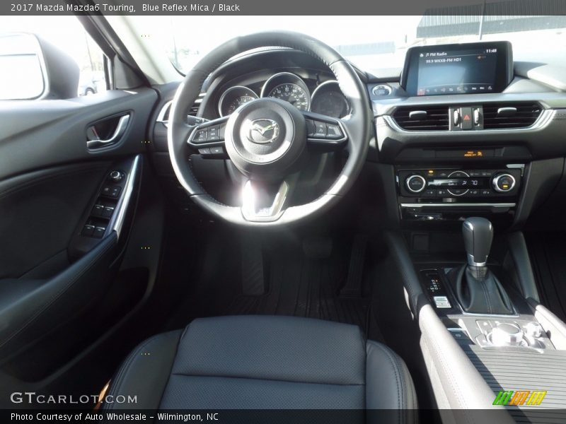 Blue Reflex Mica / Black 2017 Mazda Mazda6 Touring
