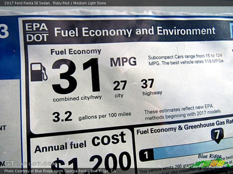 Ruby Red / Medium Light Stone 2017 Ford Fiesta SE Sedan