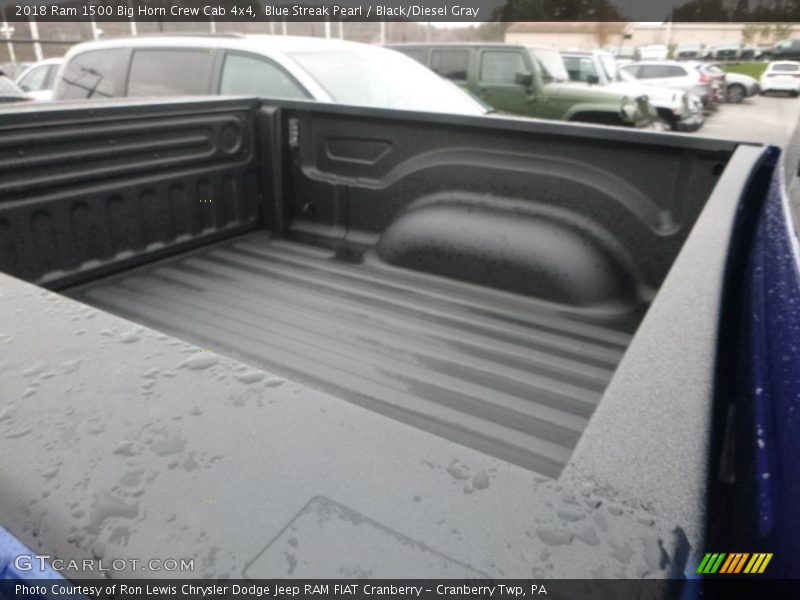 Blue Streak Pearl / Black/Diesel Gray 2018 Ram 1500 Big Horn Crew Cab 4x4
