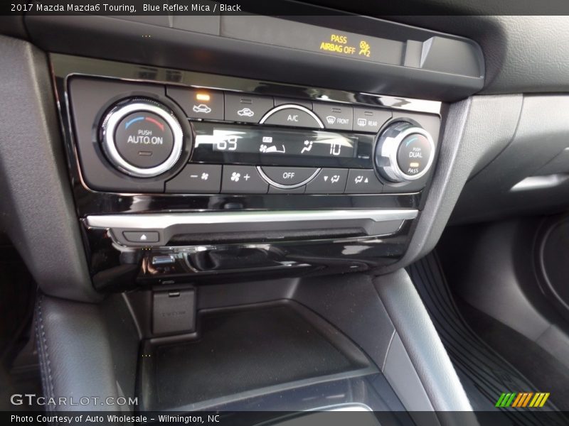 Blue Reflex Mica / Black 2017 Mazda Mazda6 Touring