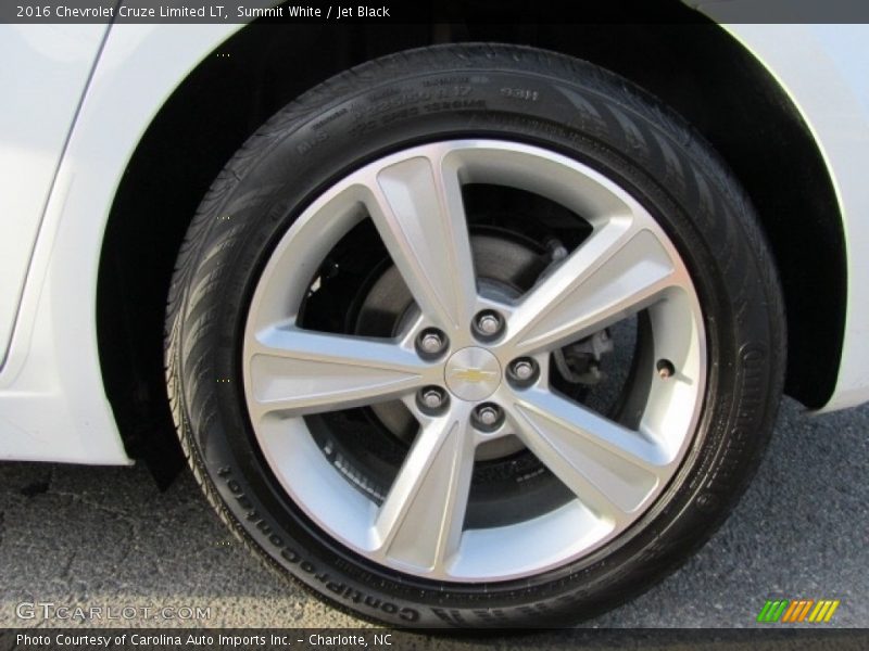 Summit White / Jet Black 2016 Chevrolet Cruze Limited LT