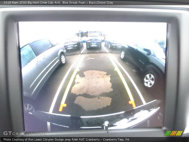 Blue Streak Pearl / Black/Diesel Gray 2018 Ram 1500 Big Horn Crew Cab 4x4