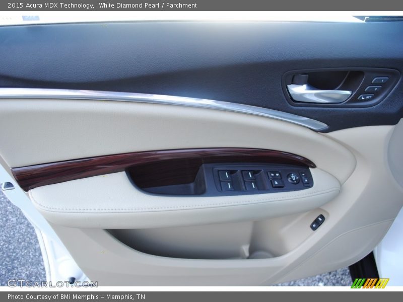White Diamond Pearl / Parchment 2015 Acura MDX Technology