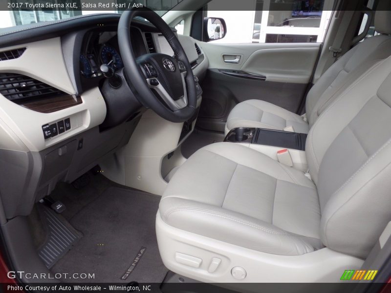 Salsa Red Pearl / Ash 2017 Toyota Sienna XLE