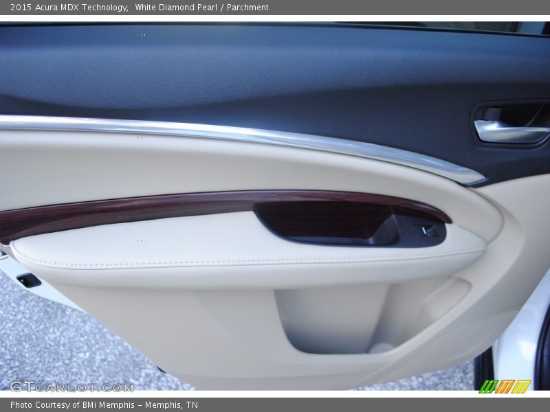 White Diamond Pearl / Parchment 2015 Acura MDX Technology