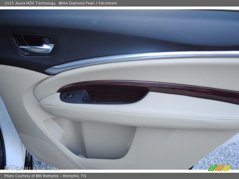 White Diamond Pearl / Parchment 2015 Acura MDX Technology